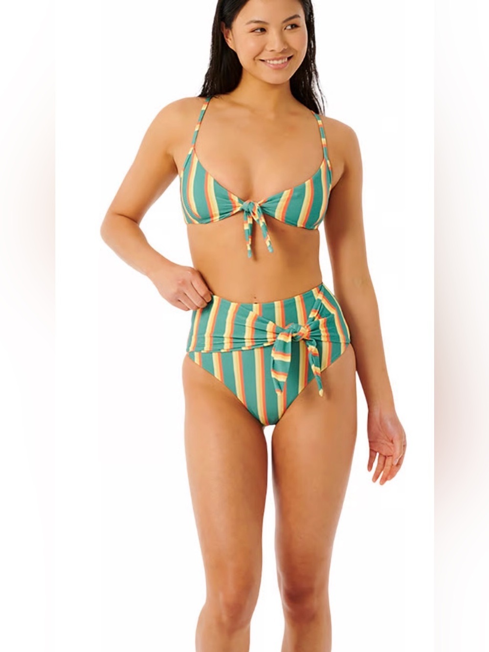 Rip Curl Brazilian Soul High Waist Bikini Bottom XS